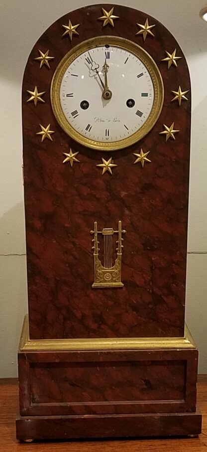 Empire Marble Mantle Clock