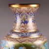 Monumental Cloisonne Vase With Cranes - Image 4