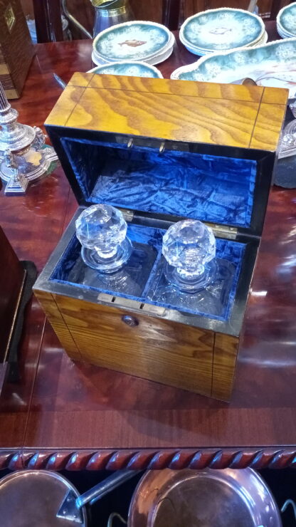 Decanters in Oak box