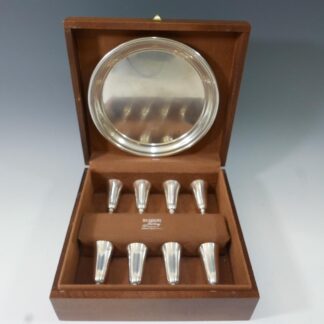SET OF 8 RANDAHL STERLING SILVER CORDIALS