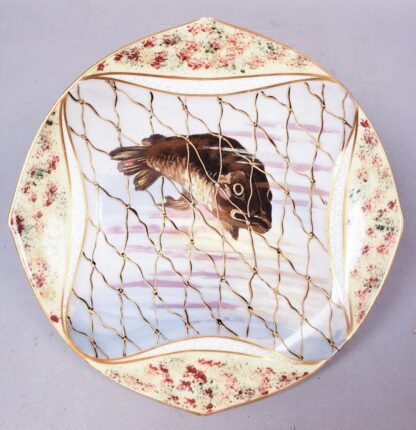 Porcelain Limoges Fish Service Set - Image 7