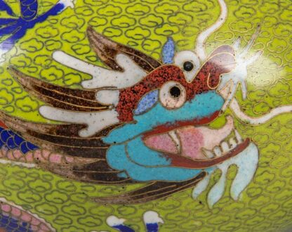Pair of Chinese Old Cloisonne Vases - Image 3