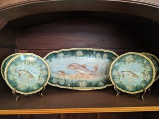 13 pcs Imperial Crown China Fish Service