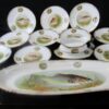 German Fish Plates 14 pc. Set