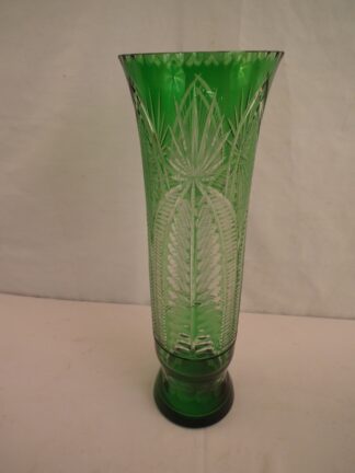 CUT TO CLEAR CRYSTAL VASE