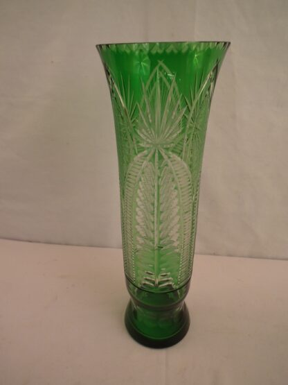 CUT TO CLEAR CRYSTAL VASE
