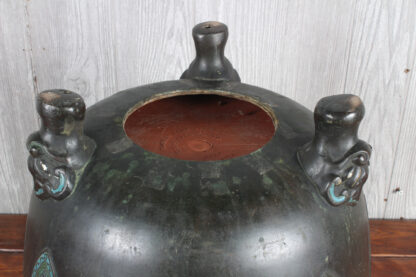 Champleve Bronze Urn - Image 4