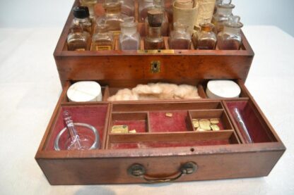 19thC ENGLISH MEDICAL BOX WITH APOTHECARY - Image 4