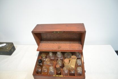 19thC ENGLISH MEDICAL BOX WITH APOTHECARY - Image 5